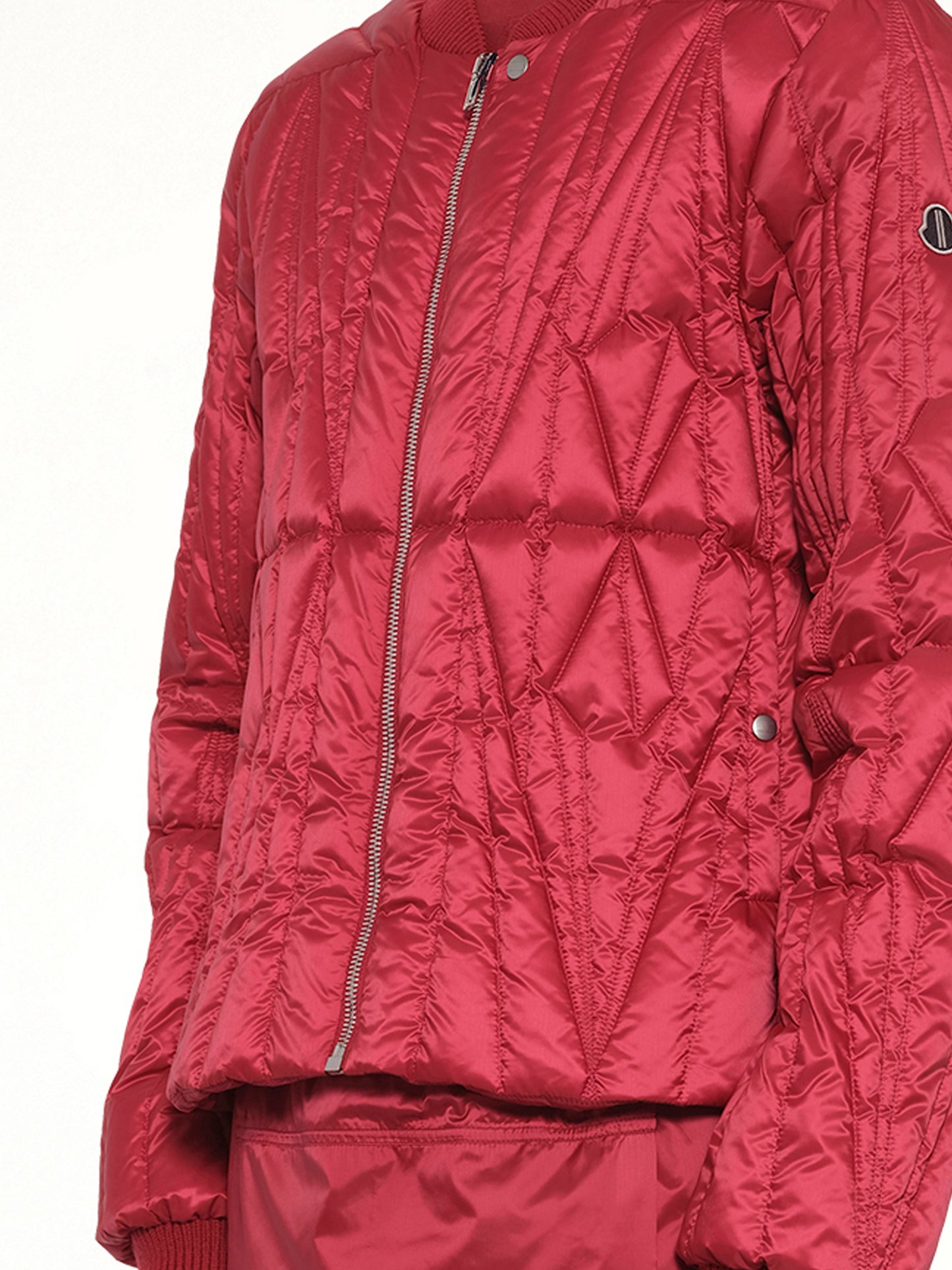 Rick Owens x Moncler Geocamo Flight Jacket in Carnelian