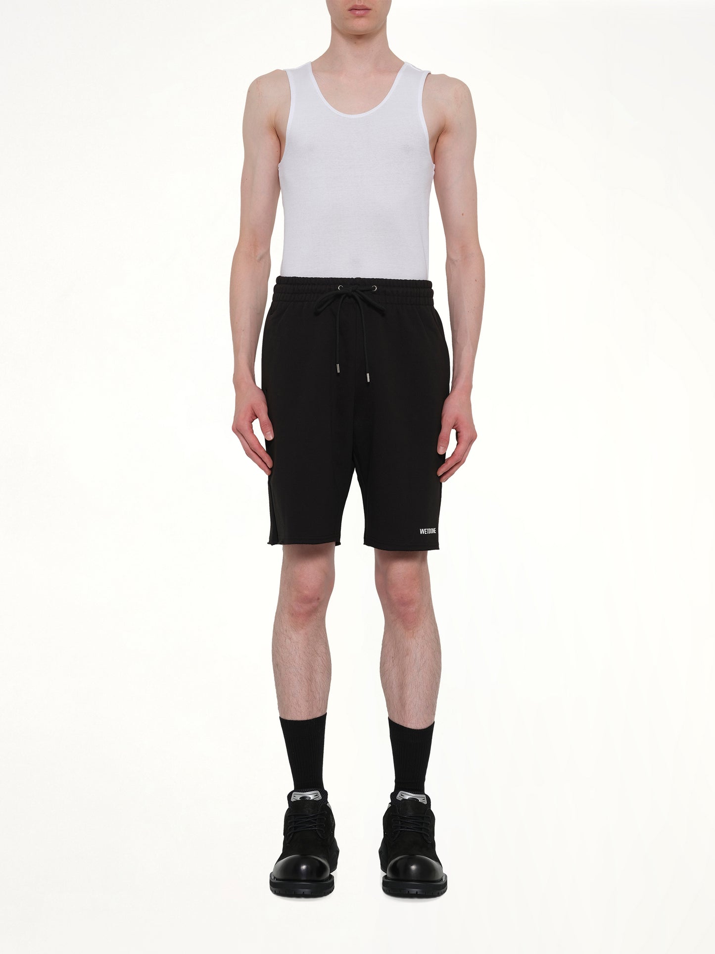 Basic Logo Shorts in Black