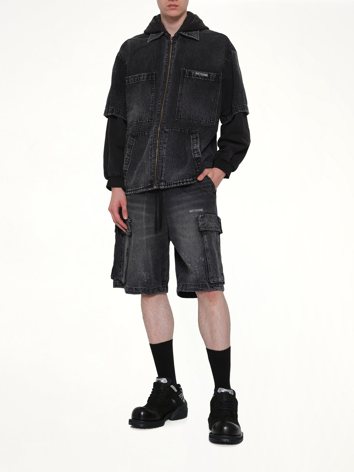 Pocket Shorts in Black