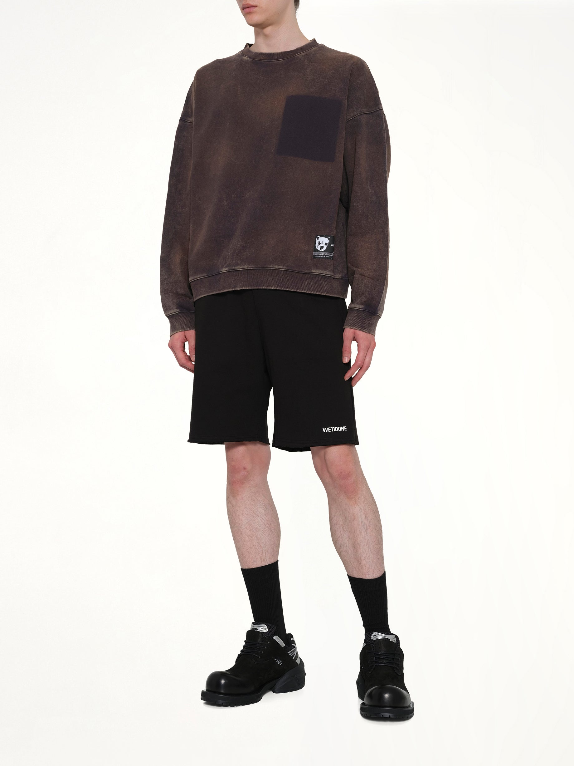 Teddy ID Sweatshirt in Charcoal