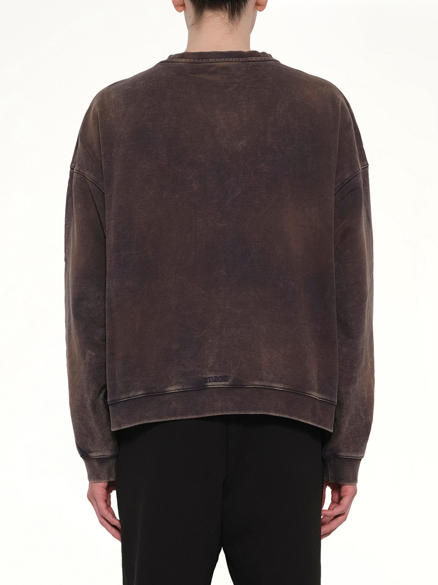 Teddy ID Sweatshirt in Charcoal