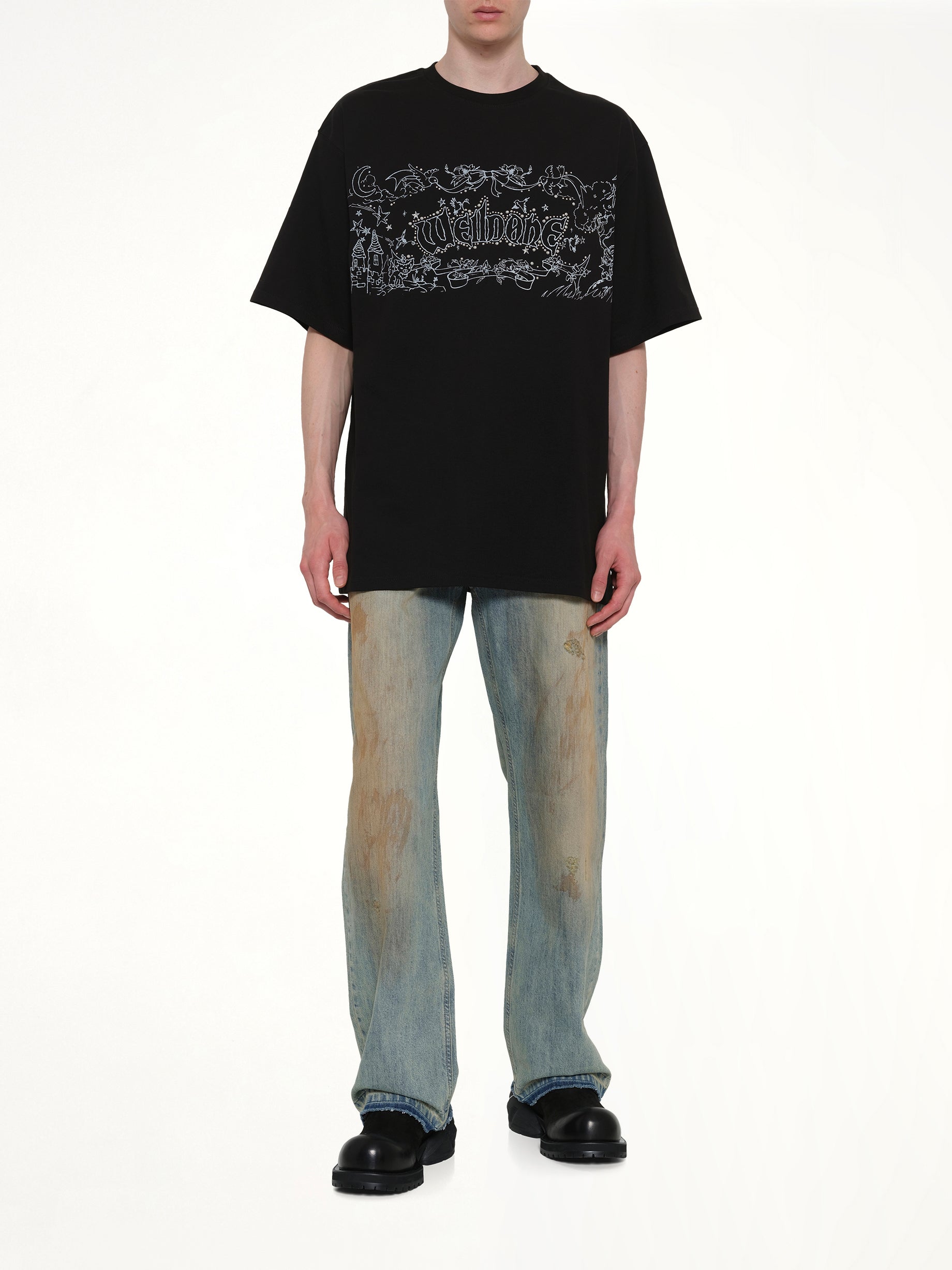 Ending Credit T-Shirt in Black