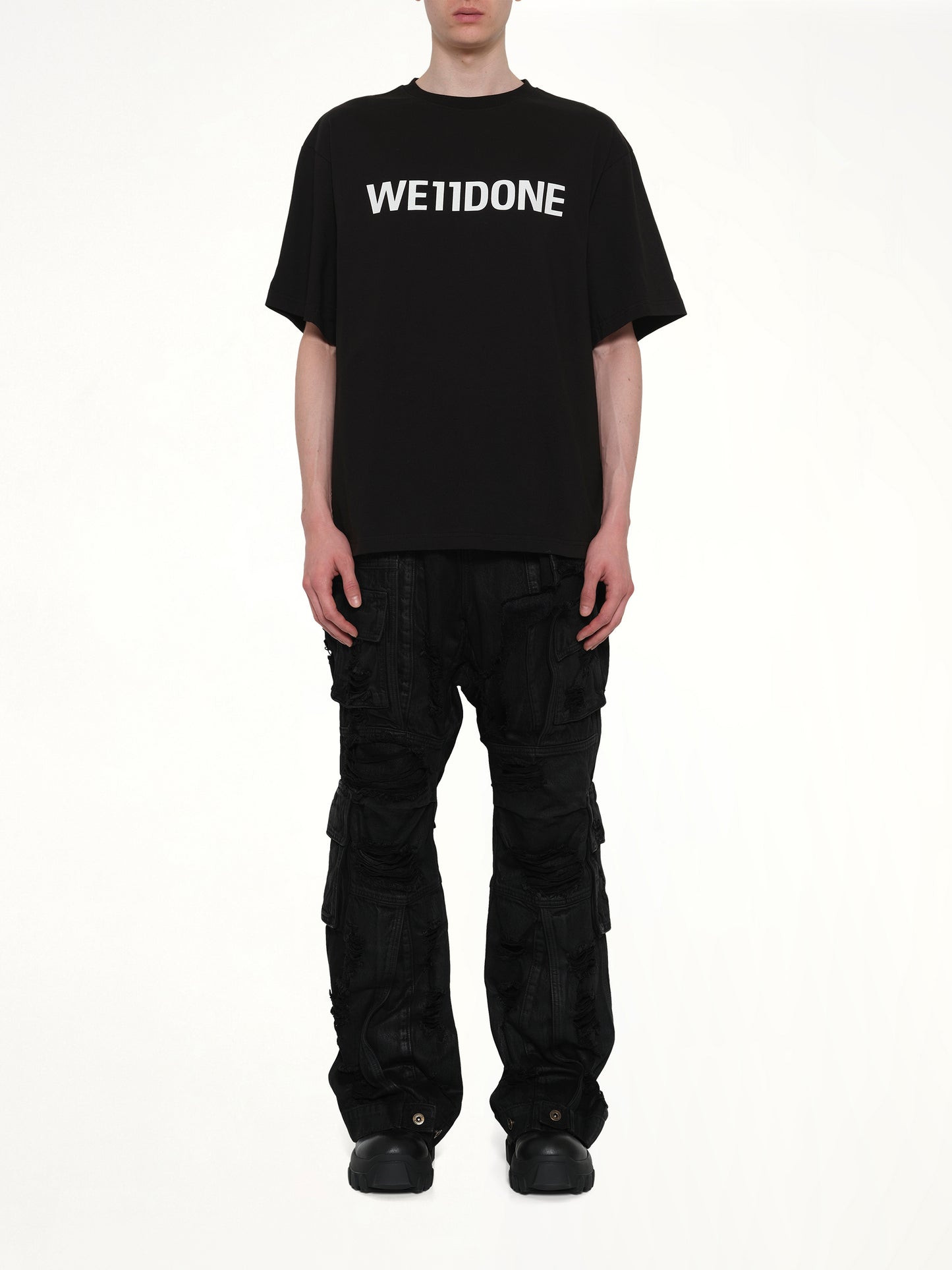 Logo Loose-Fit T-Shirt in Black