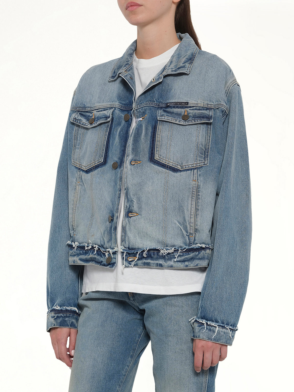 라이트 블루 인디고 데님 재킷