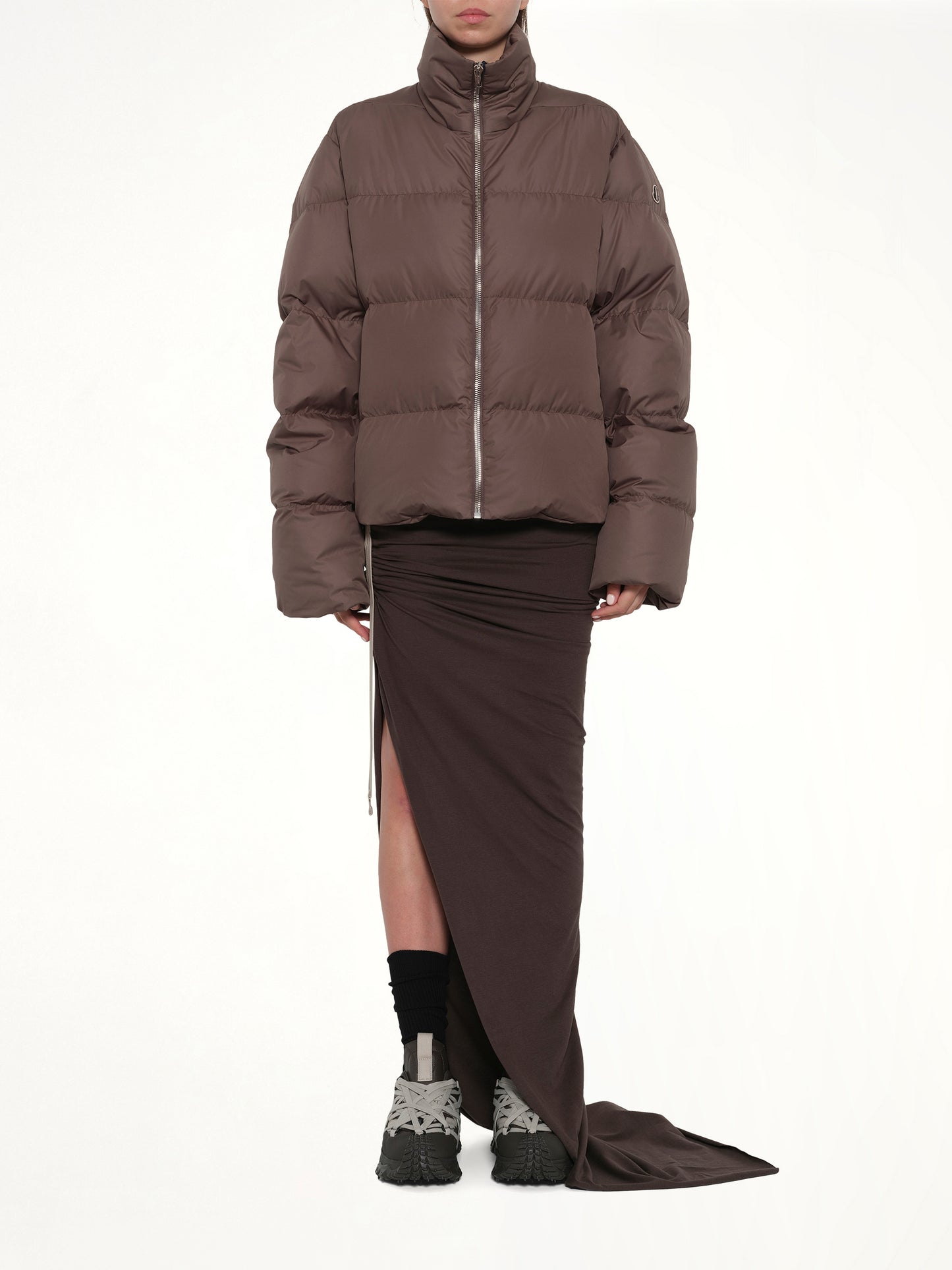 Rick Owens x Moncler Cyclopic Jacket in Dark Dust