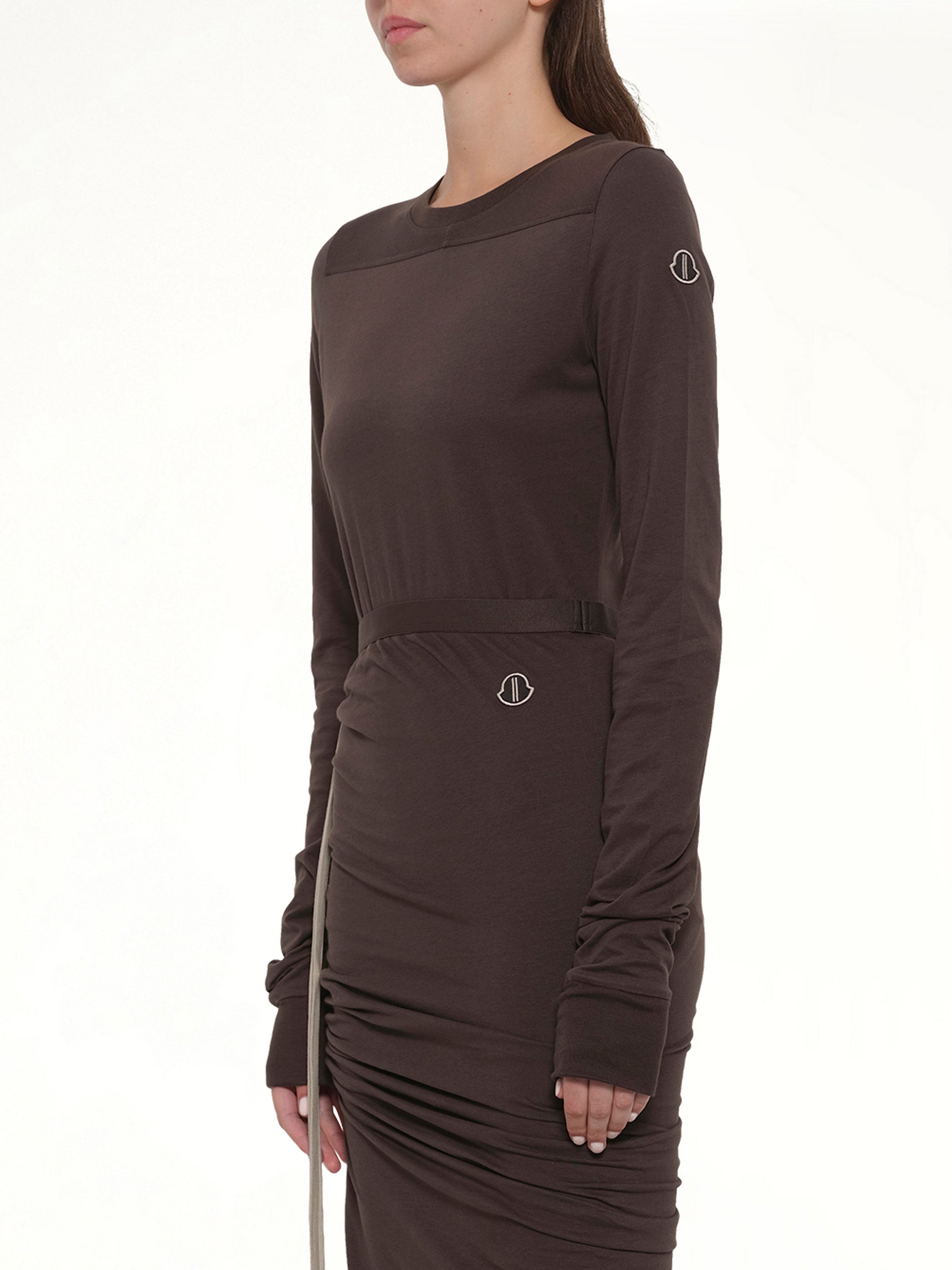 Rick Owens x Moncler Adjustable Skirt in Dark Dust