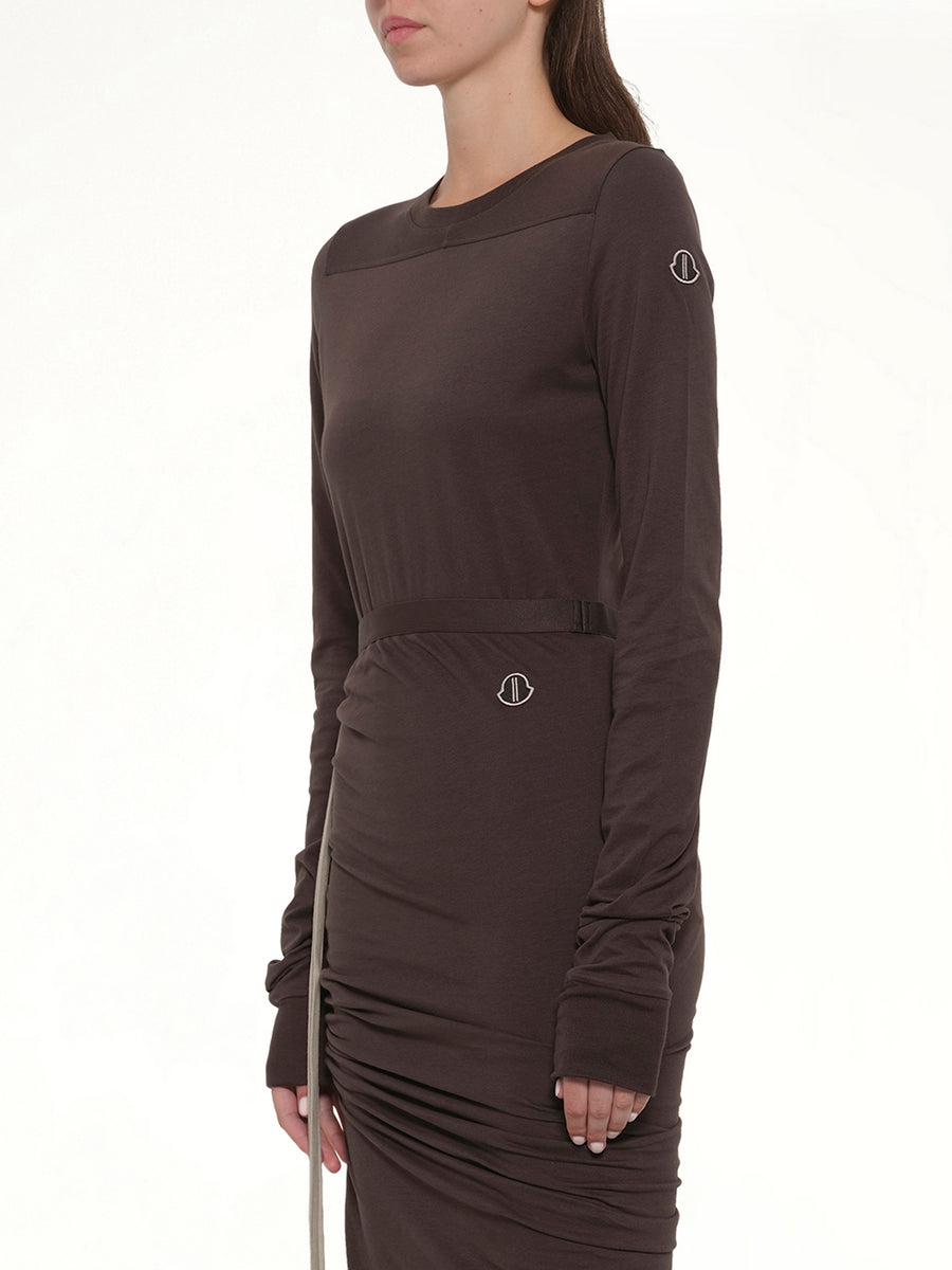 Rick Owens x Moncler Adjustable Skirt in Dark Dust