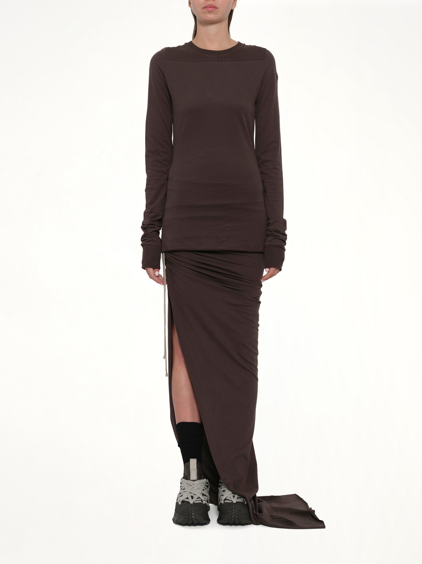 Rick Owens x Moncler Girder LS T in Dark Dust