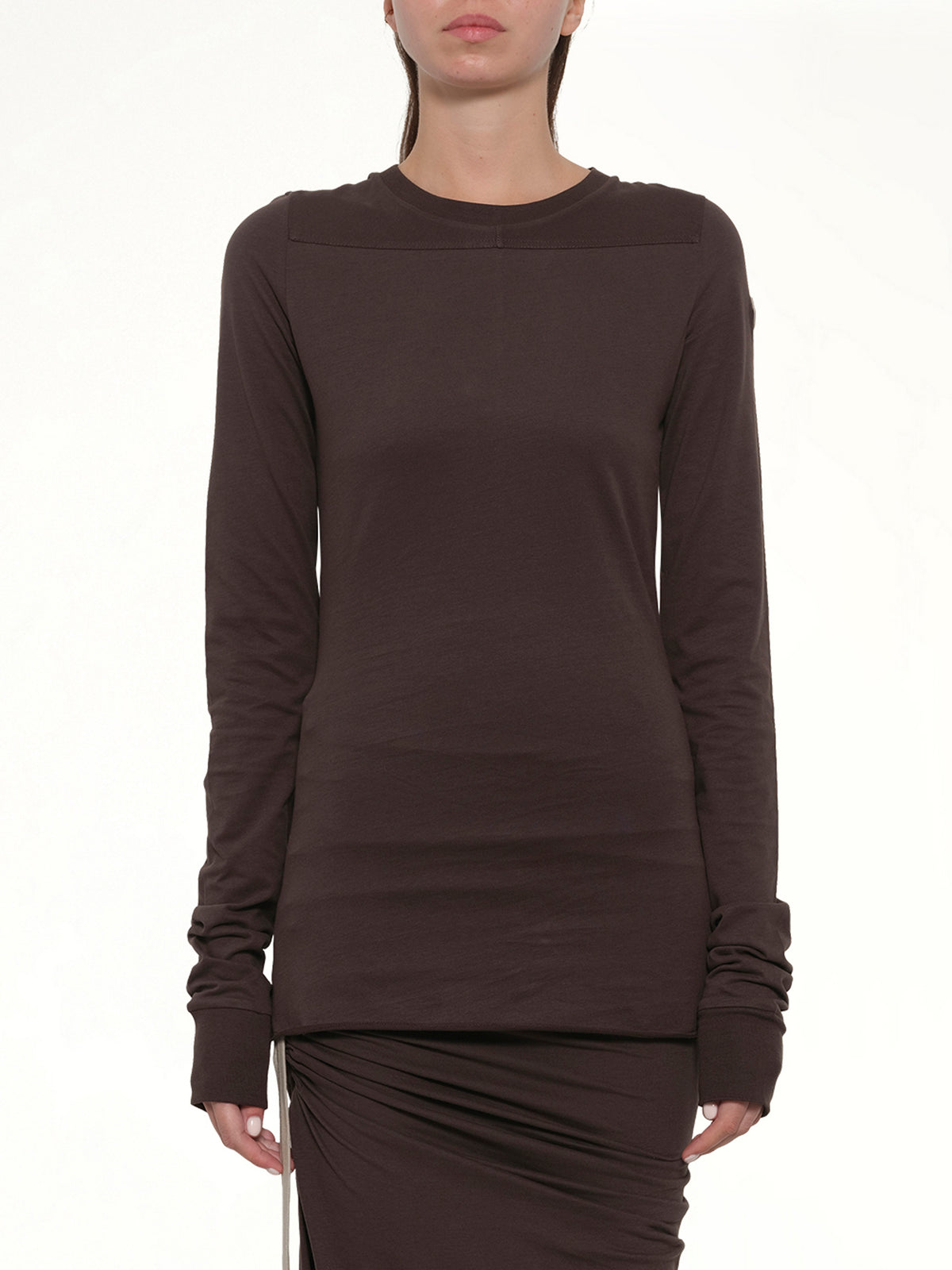 Rick Owens x Moncler Girder LS T in Dark Dust