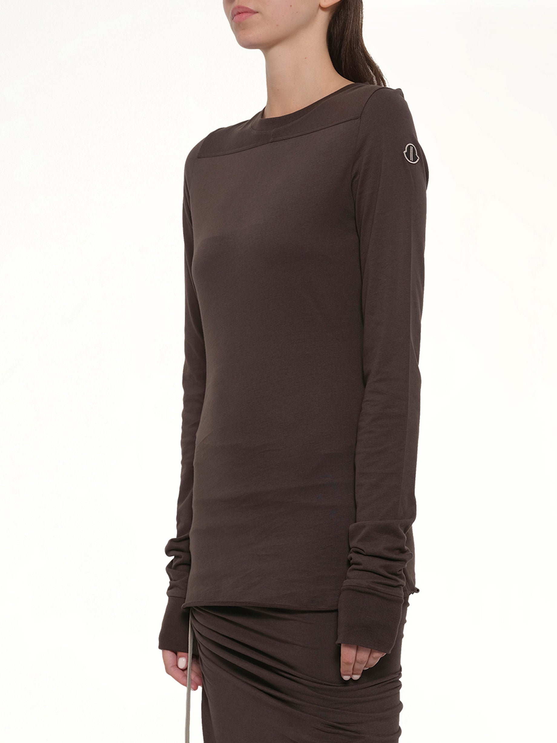 Rick Owens x Moncler Girder LS T in Dark Dust