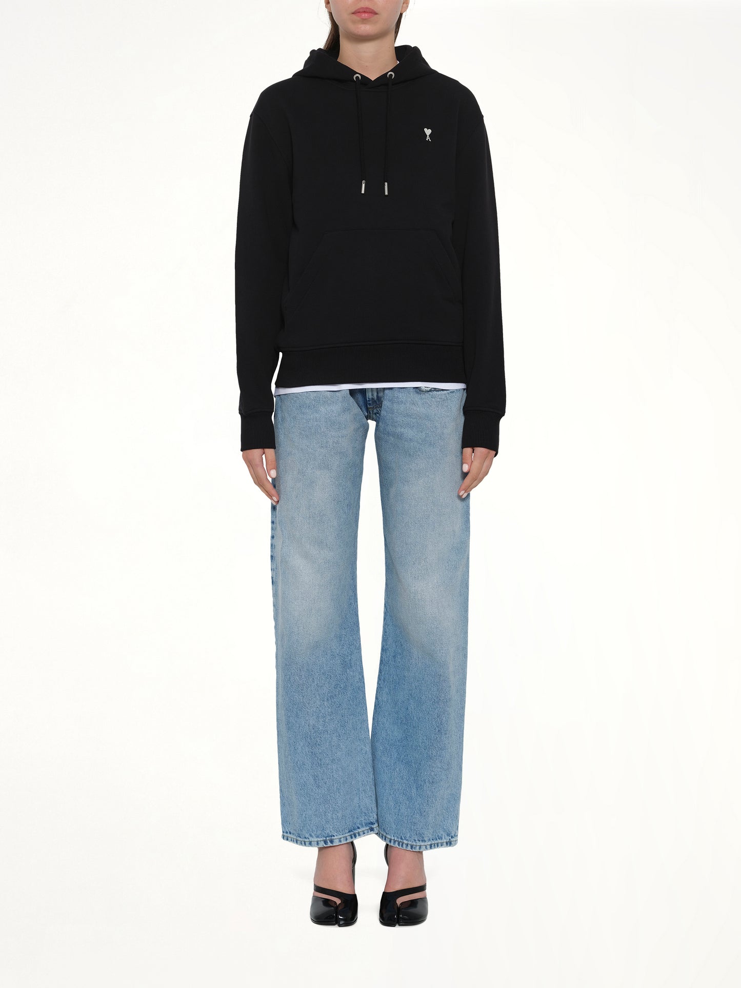 Contrasted ADC Hoodie in Black