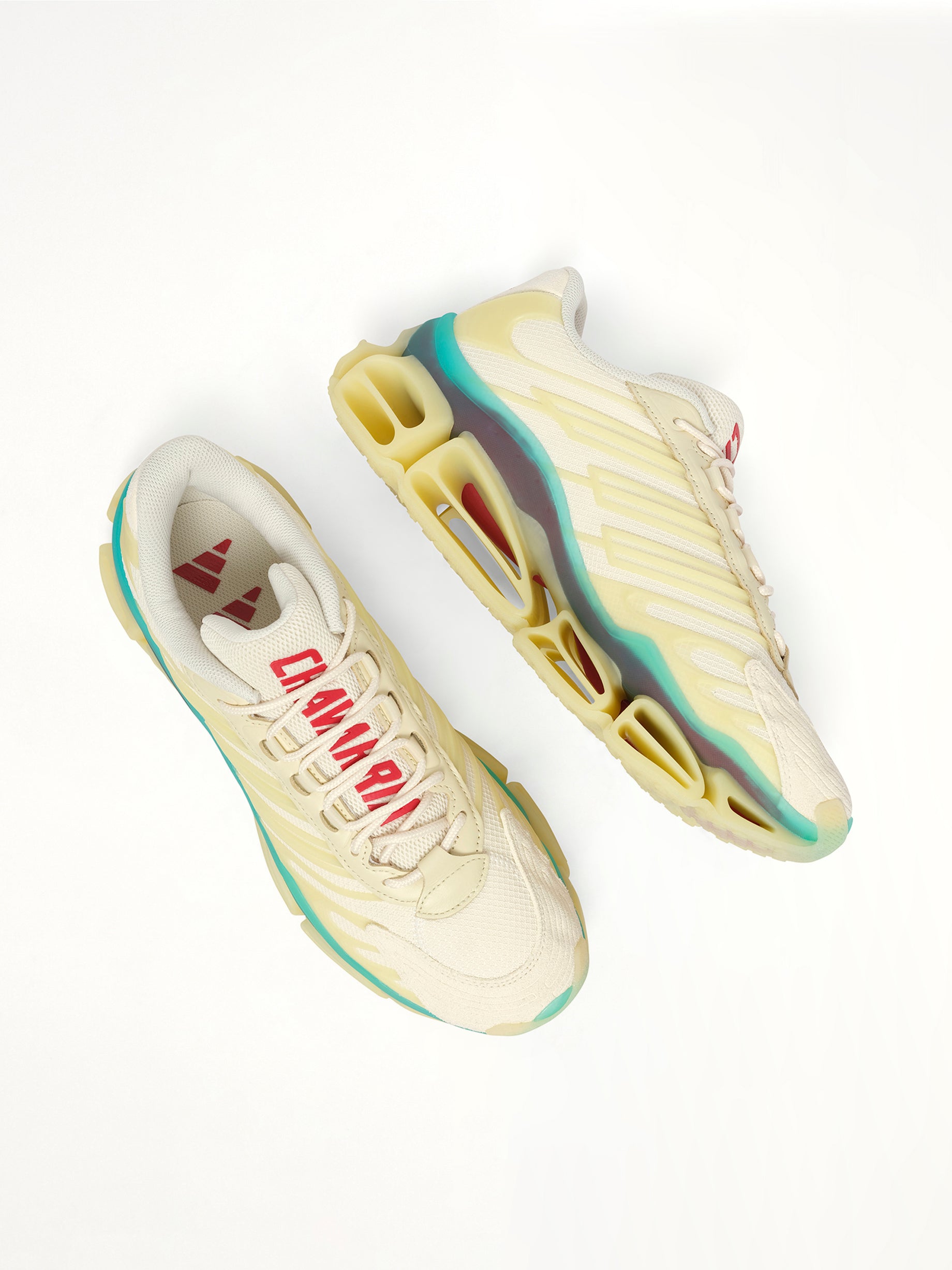 Adidas x Chavarria Megaride AG in Cream White Top View | WILLY CHAVARRIA