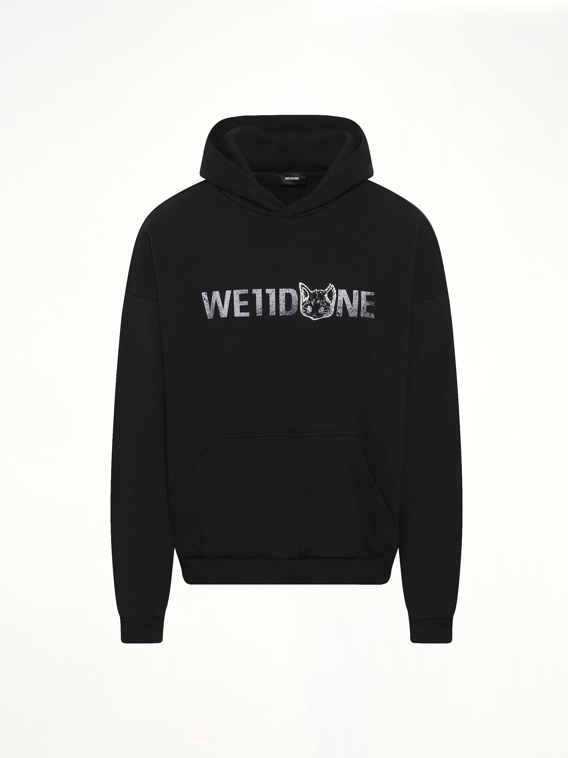 Amber Logo Hoodie in Black
