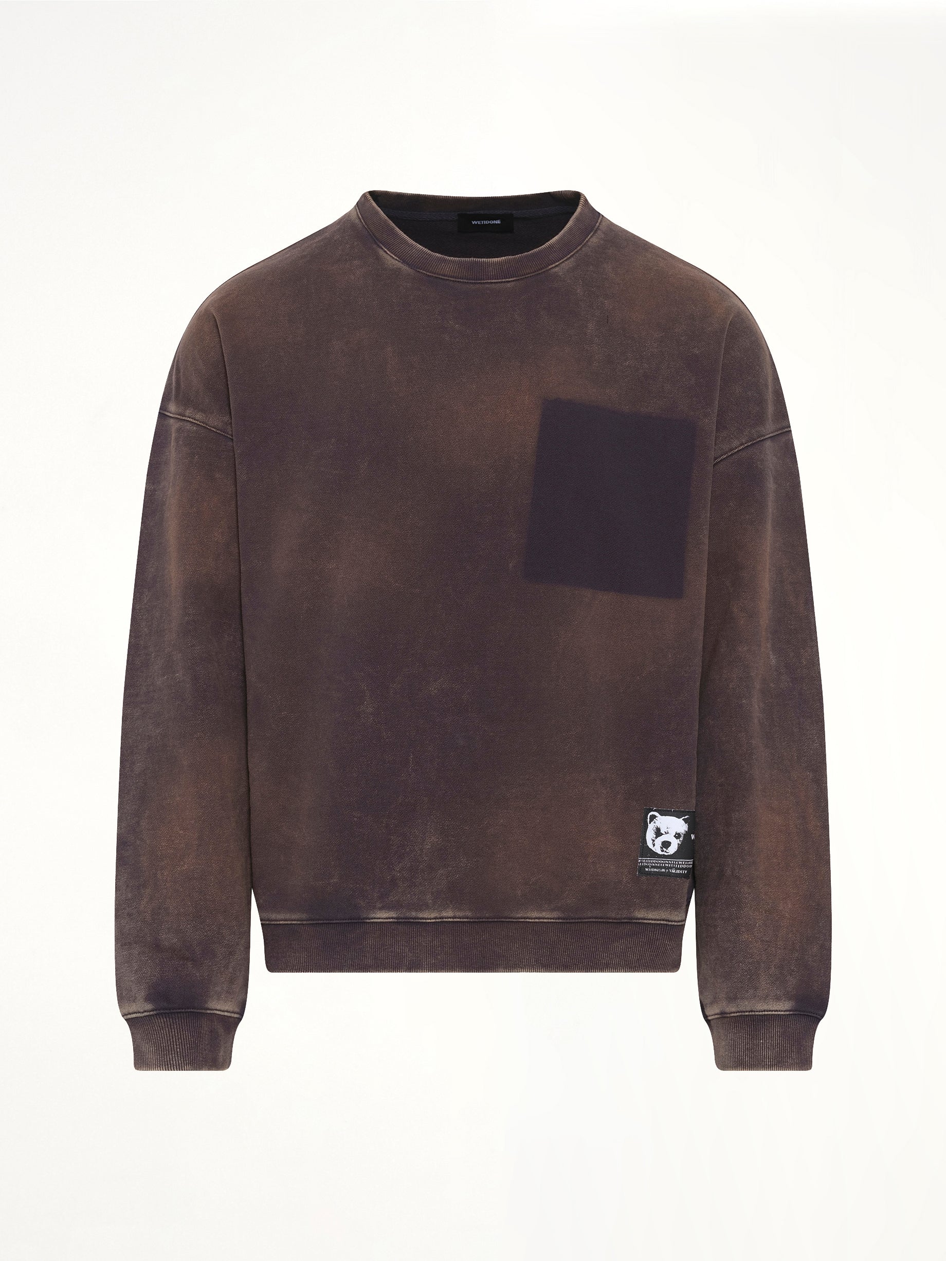 Teddy ID Sweatshirt in Charcoal