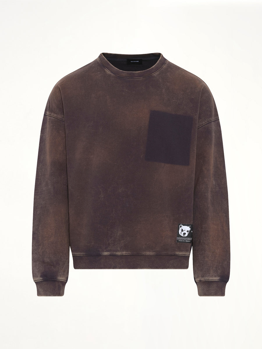 Teddy ID Sweatshirt in Charcoal