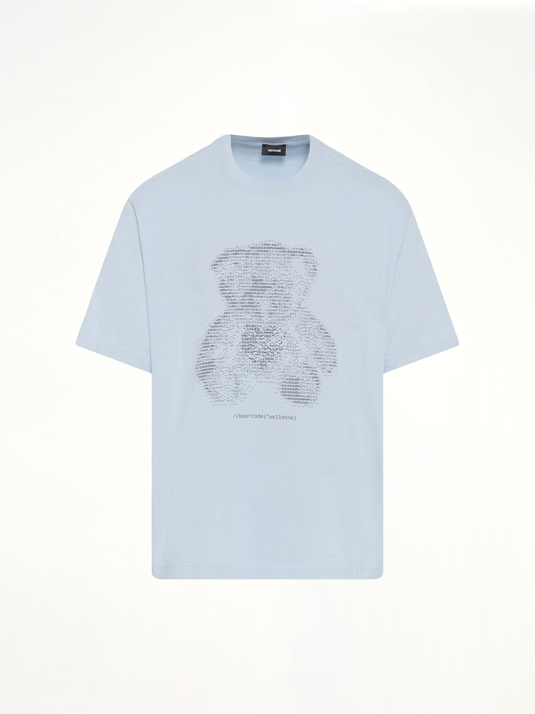 Coding Teddy T-Shirt in Sky