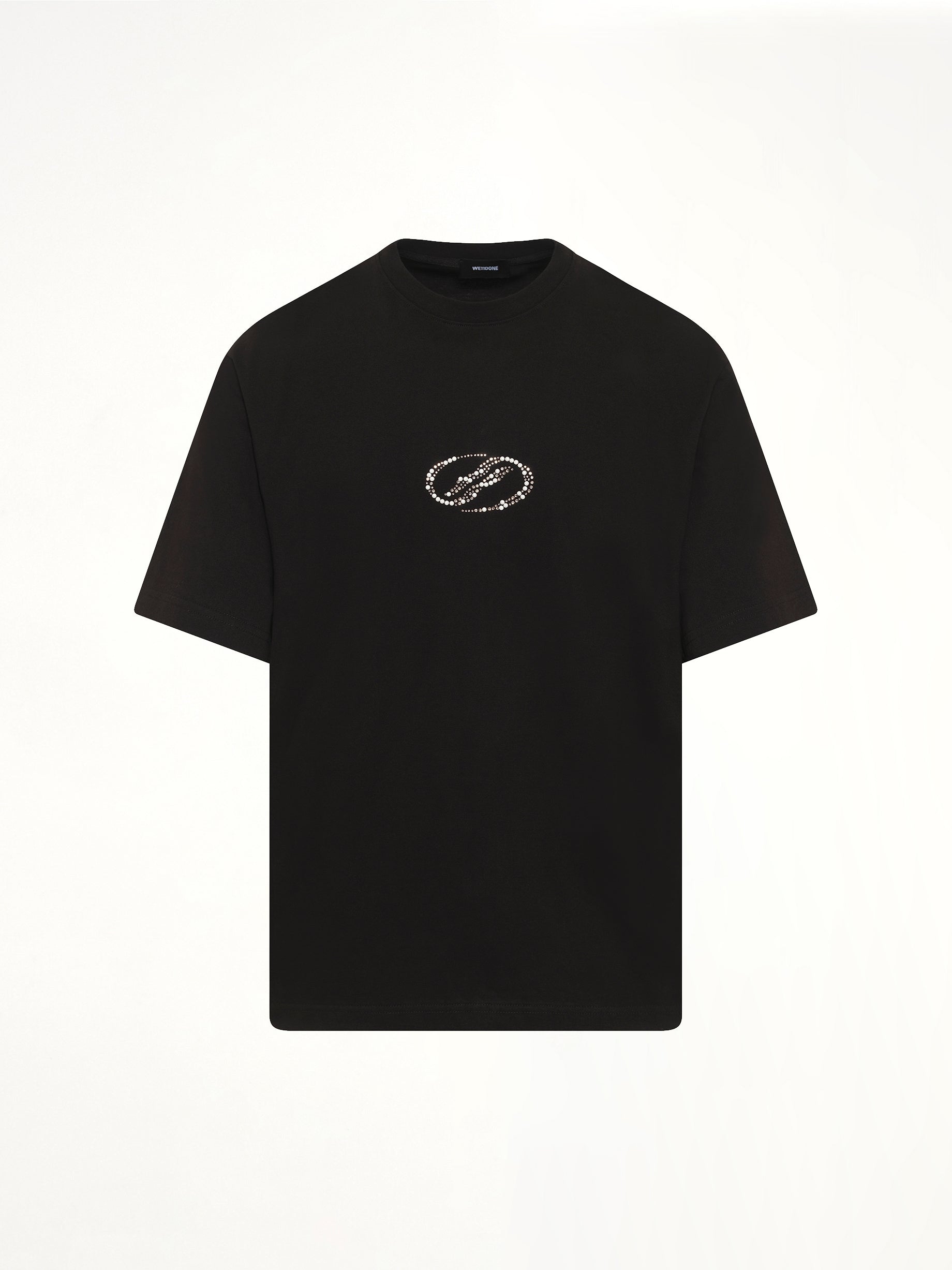 Rhinestone T-Shirt in Black
