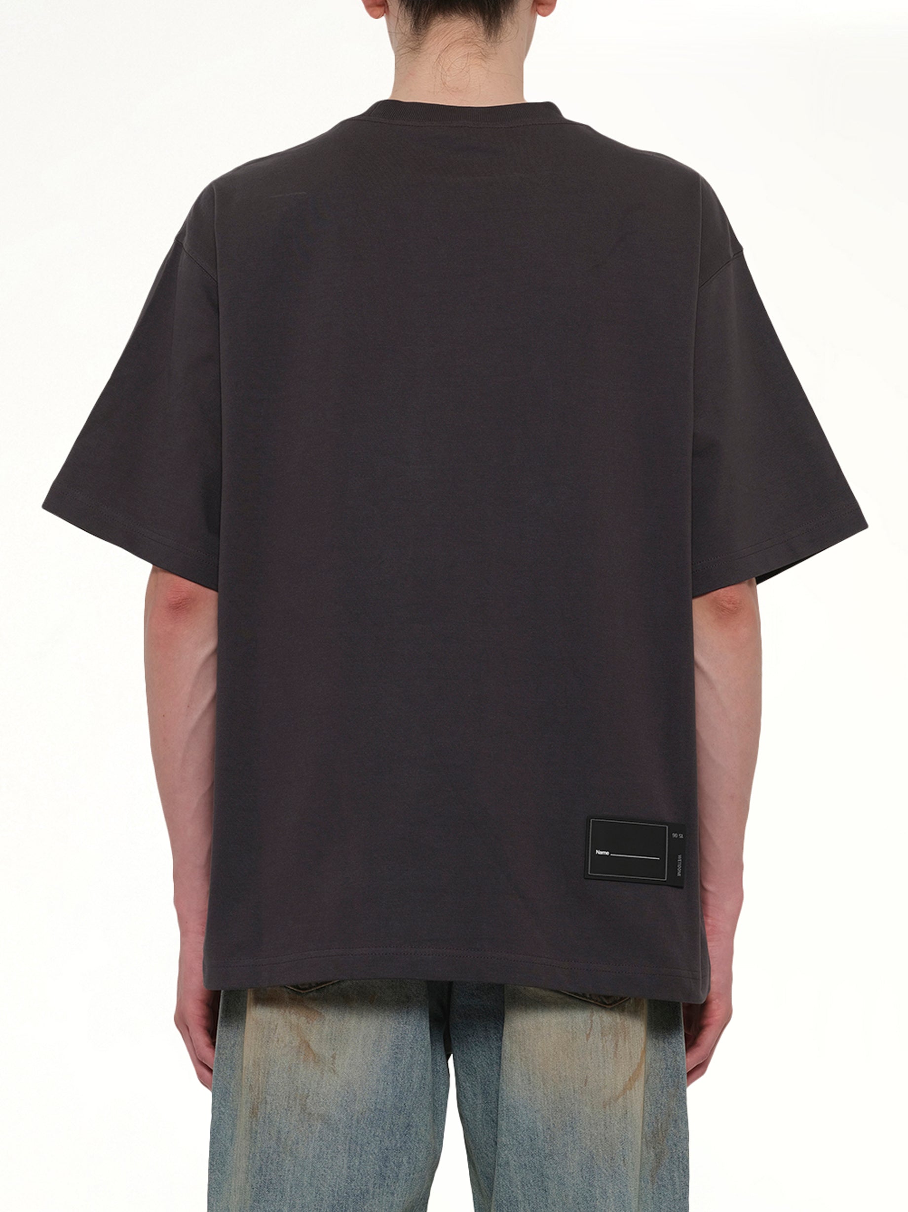 Classic Front Logo T-Shirt in Charcoal