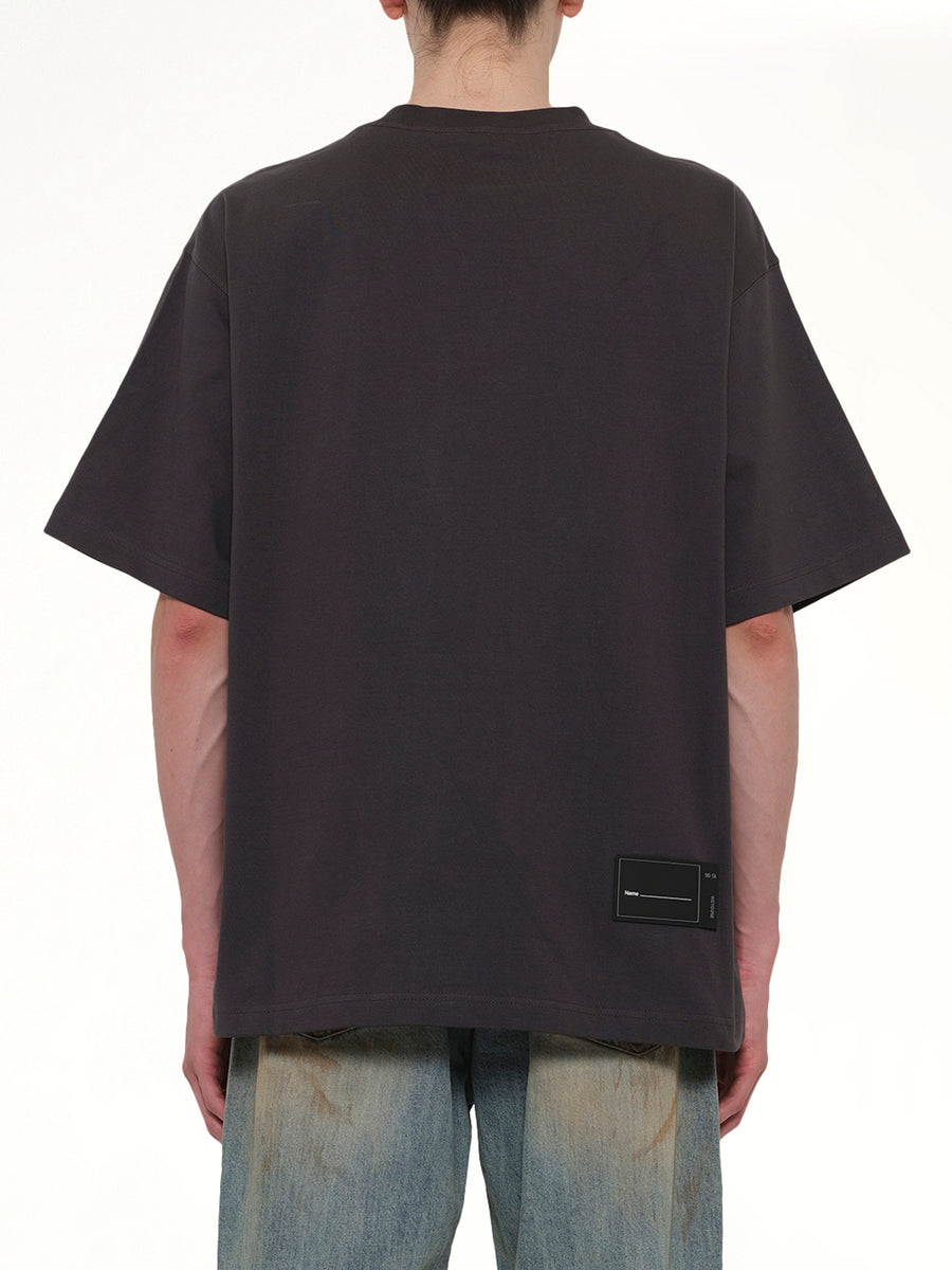 Classic Front Logo T-Shirt in Charcoal