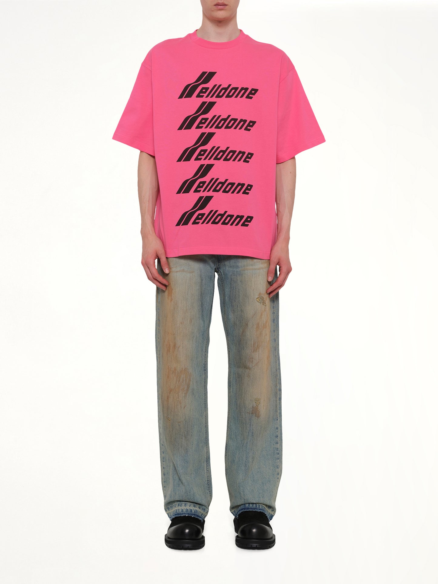 Classic Front Logo T-Shirt in Pink