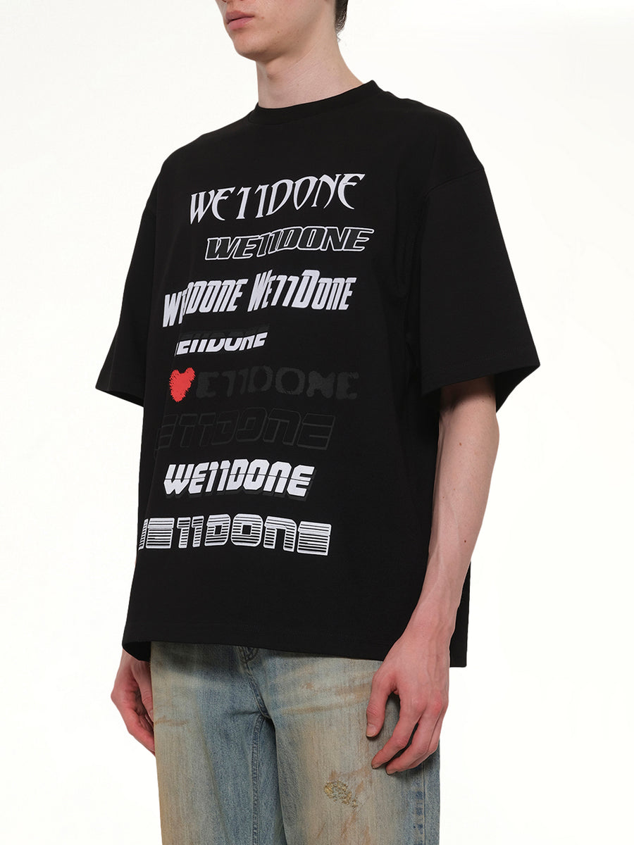 Love Logo T-Shirt in Black
