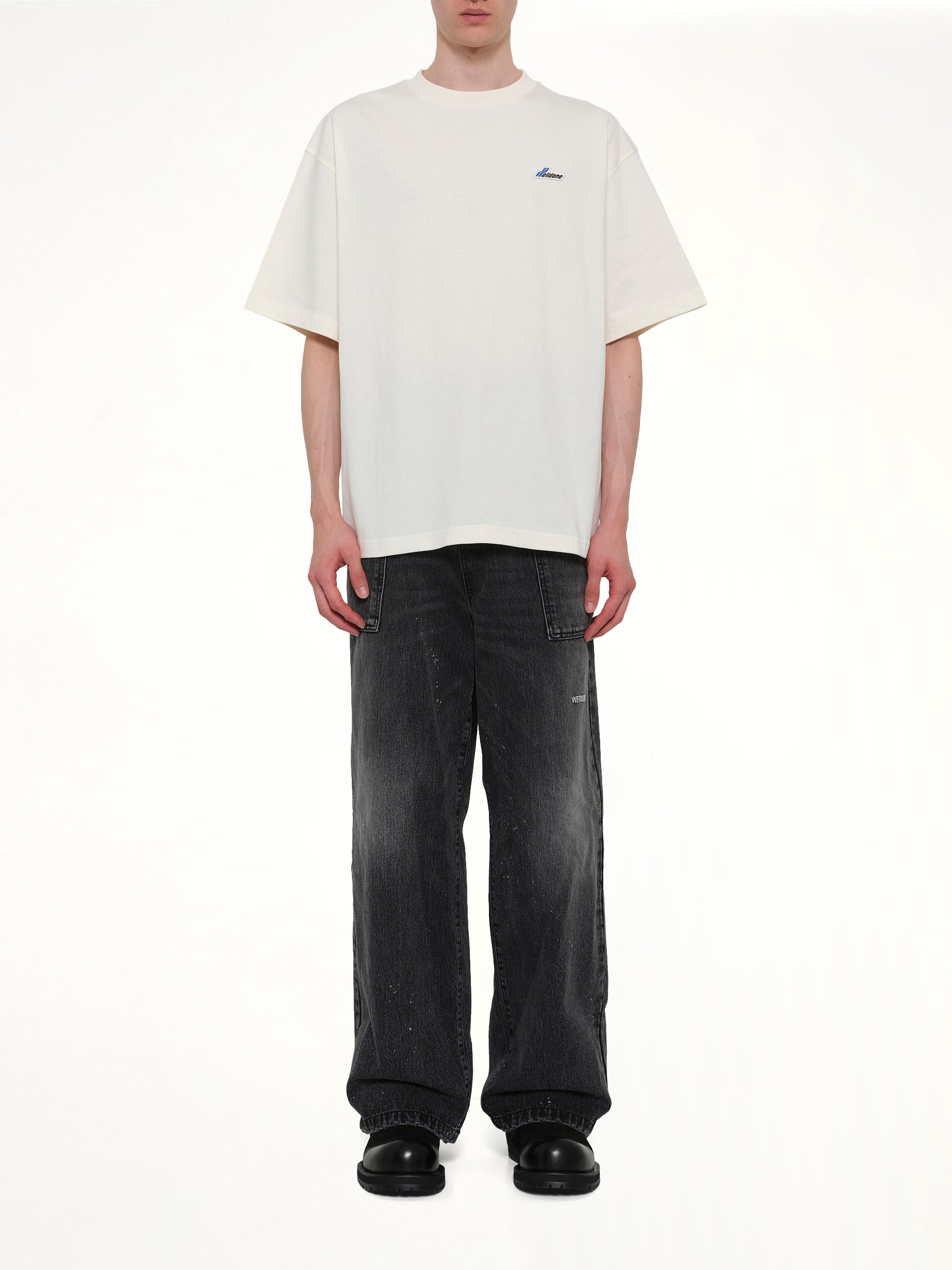 Wapen Logo T-Shirt in Ivory