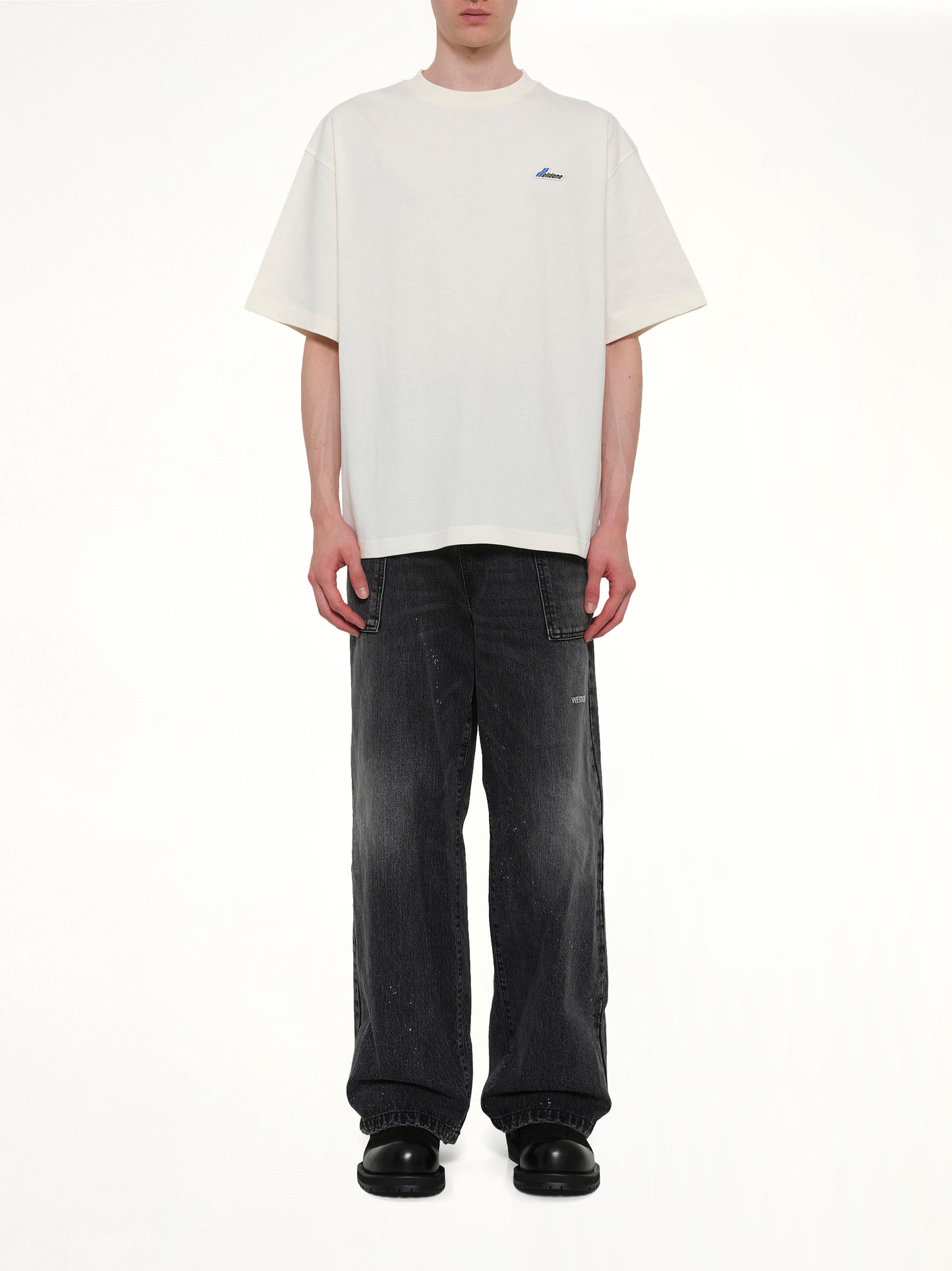 Wapen Logo T-Shirt in Ivory