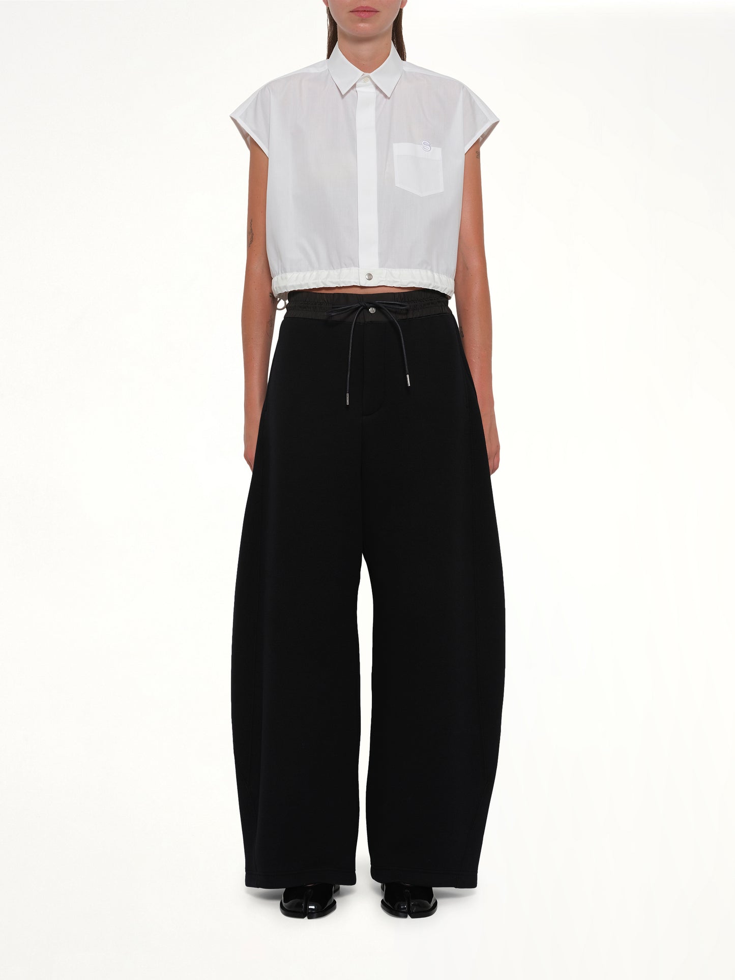 Sponge Barrel Sweatpants in Black