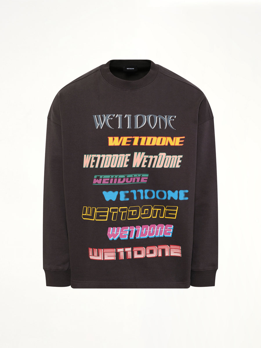 Front Logo Sweatshirt in Charcoal
