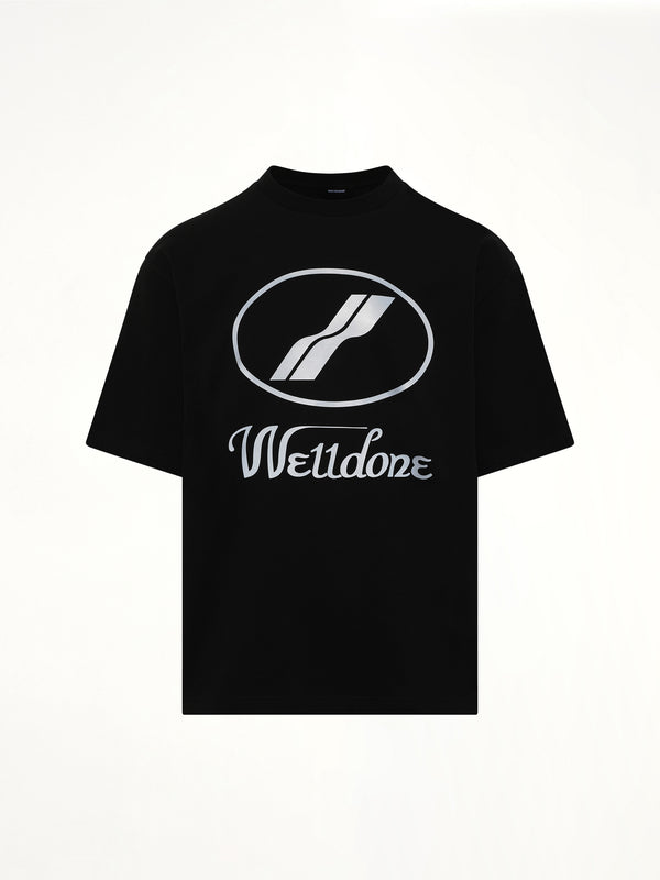 We11done Classic Logo T-Shirt in Black
