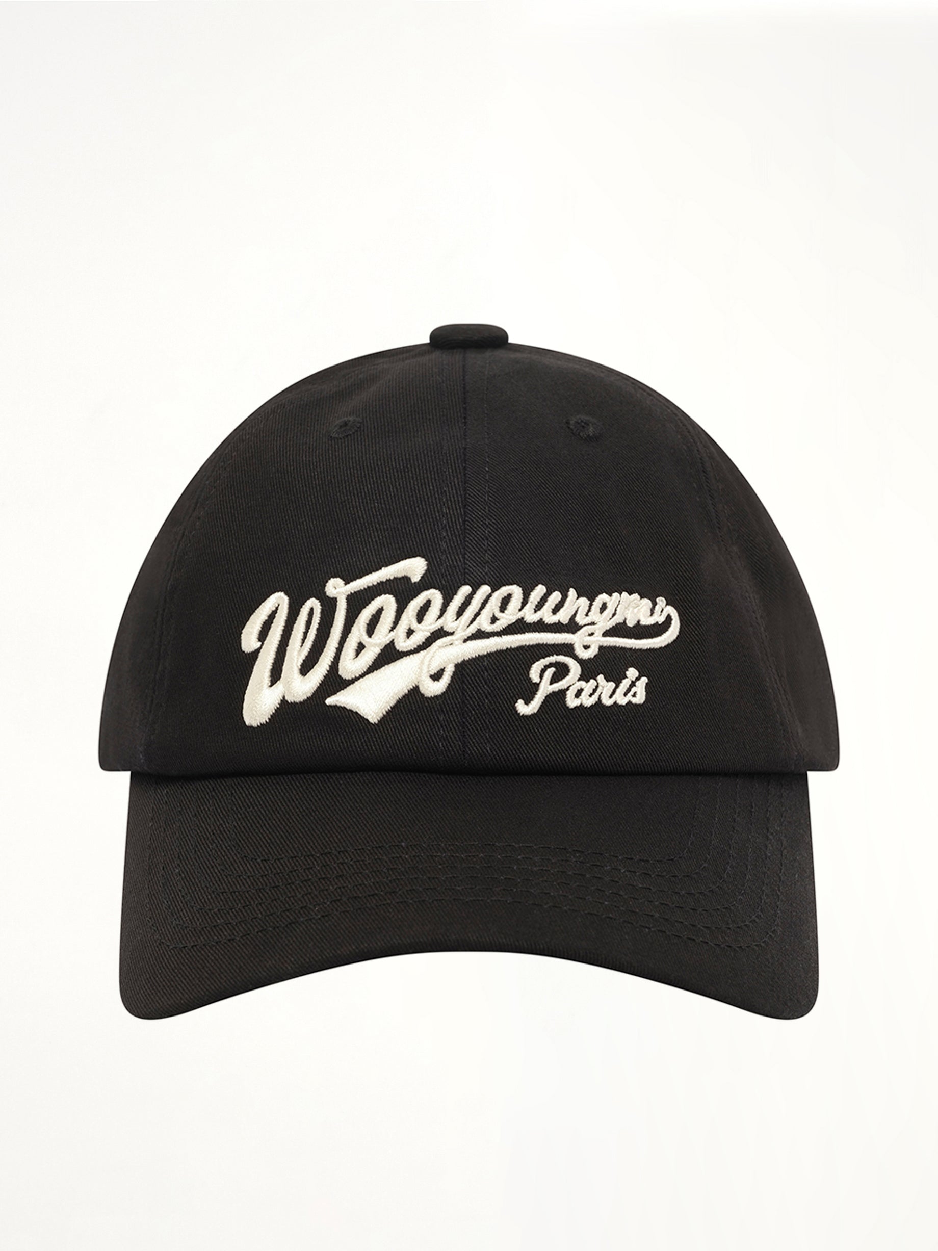 Baseball Logo Cap in Black