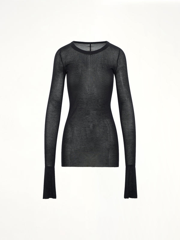 Rib LS T in Black