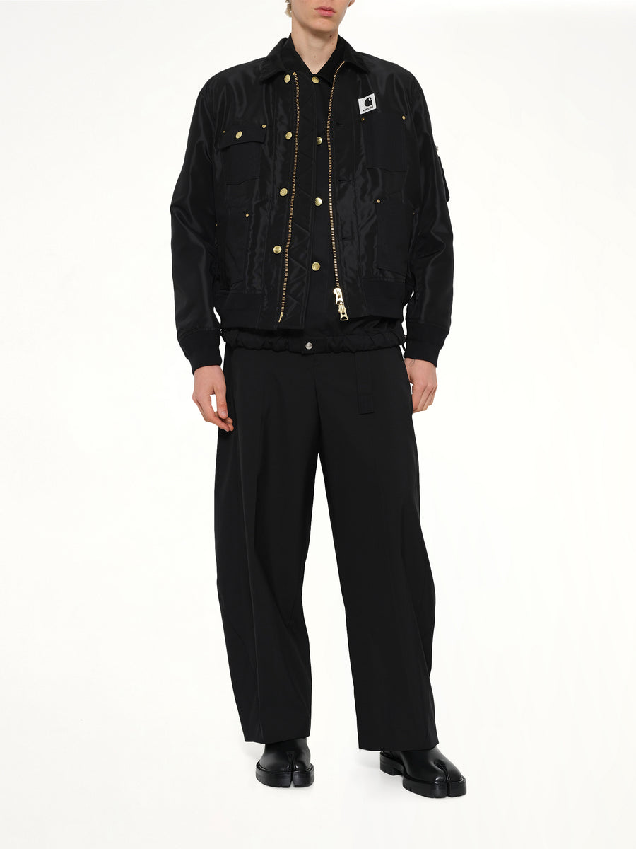 Carhartt WIP Nylon Twill x Duck Blouson in Black