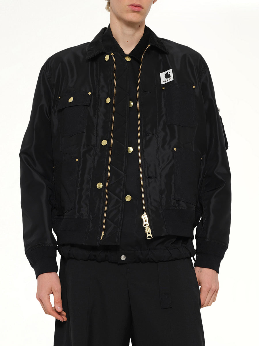 Carhartt WIP Nylon Twill x Duck Blouson in Black