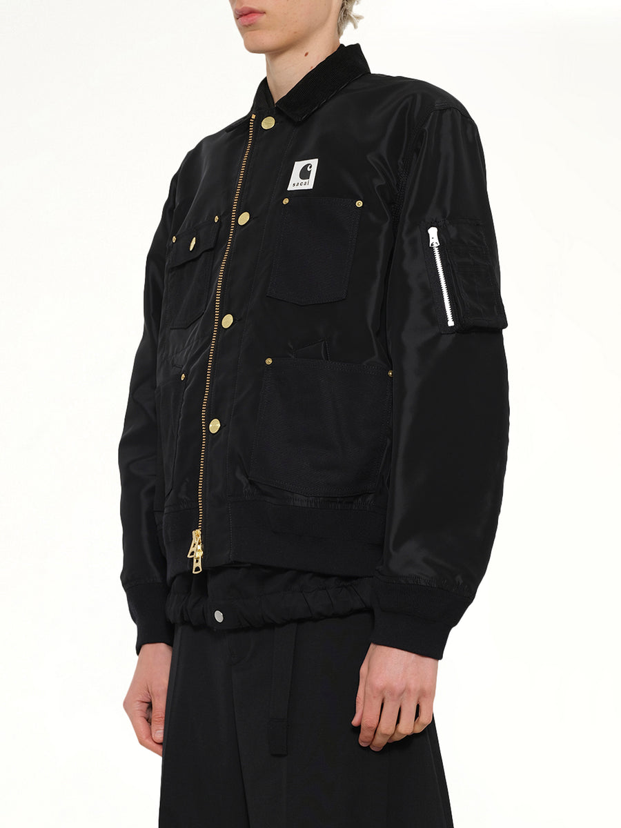 Carhartt WIP Nylon Twill x Duck Blouson in Black
