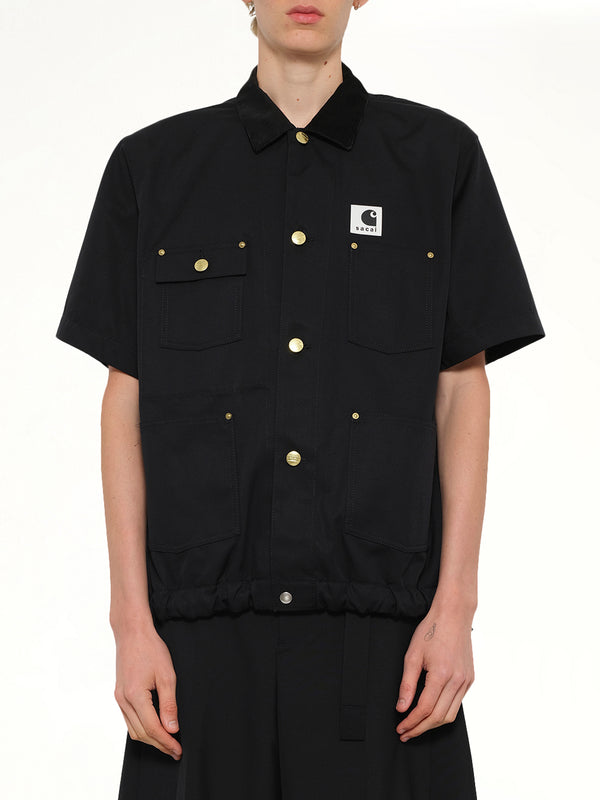 Carhartt WIP 黑色鸭棉衬衫