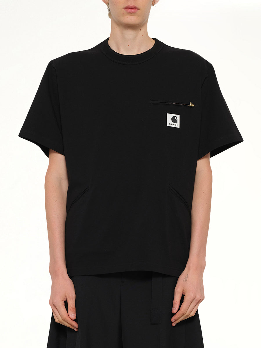 Carhartt WIP Cotton Jersey T-Shirt in Black