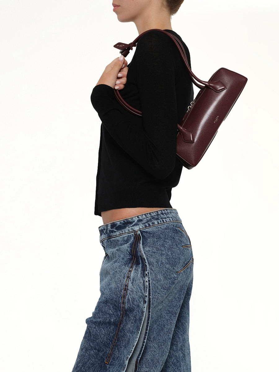 Le Teckel Small Bag in Rouge Grenat