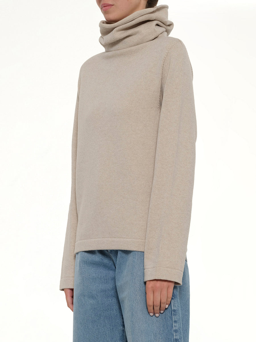 Hooded Jumper in Sable