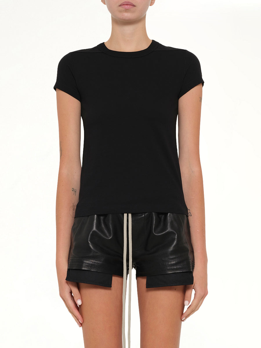 Cropped Level T-Shirt in Black