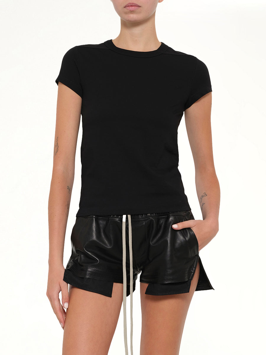 Cropped Level T-Shirt in Black