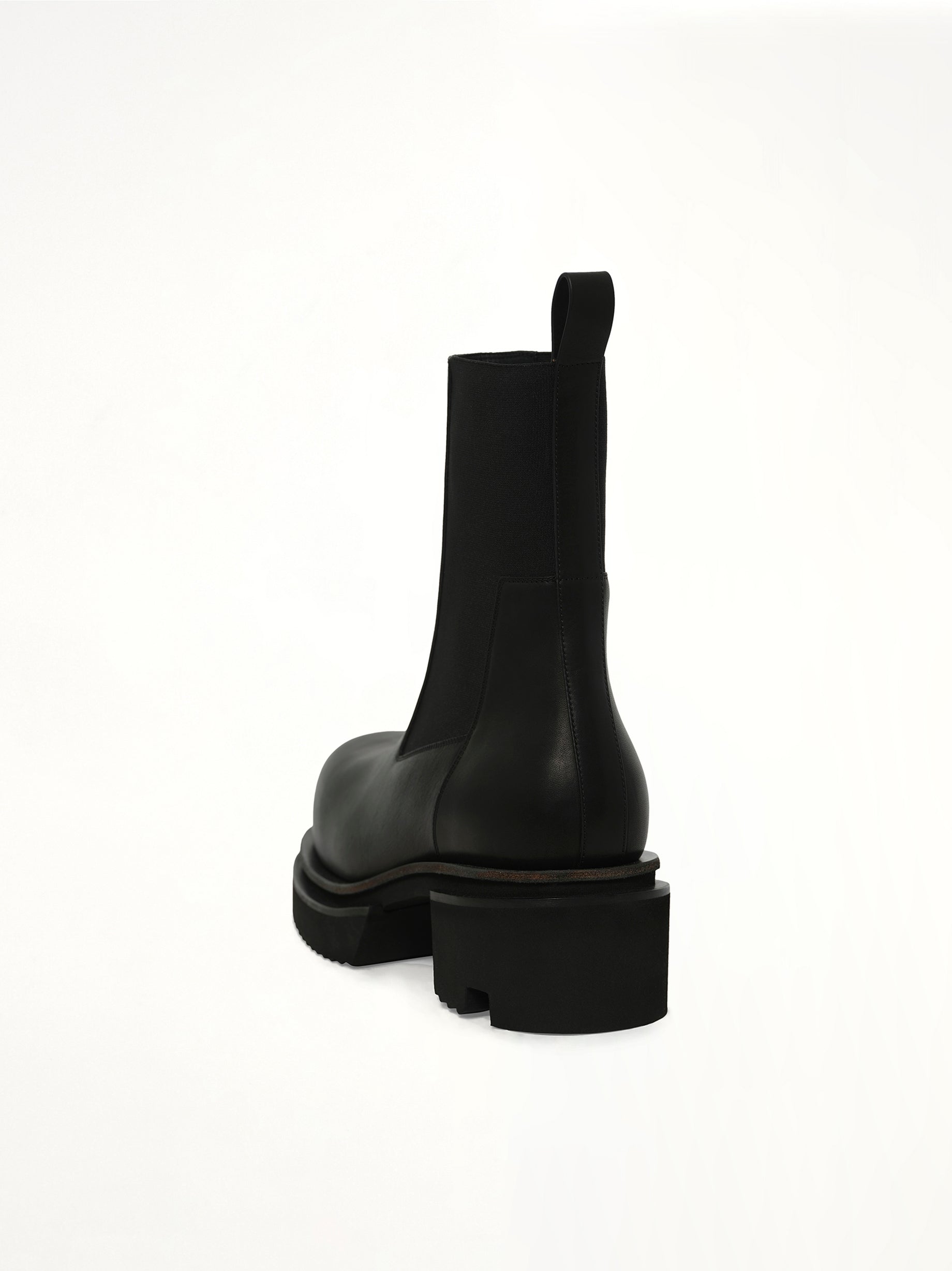 Beatle Bogun in Black Back View | RICK OWENS