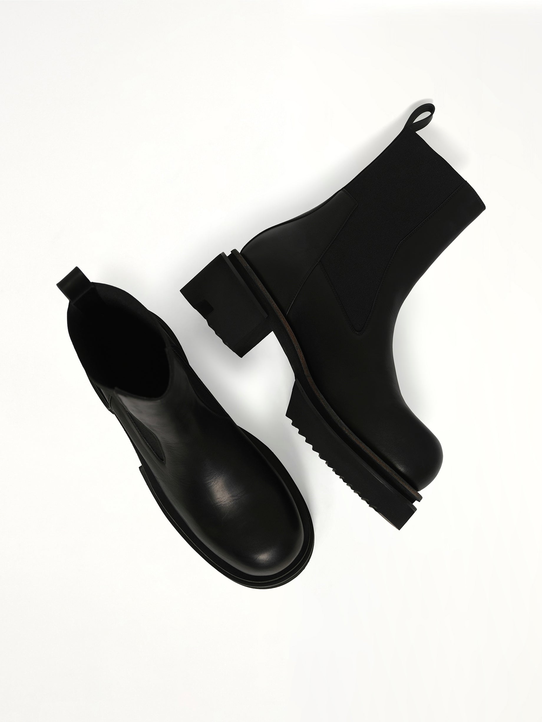 Beatle Bogun in Black Top View | RICK OWENS
