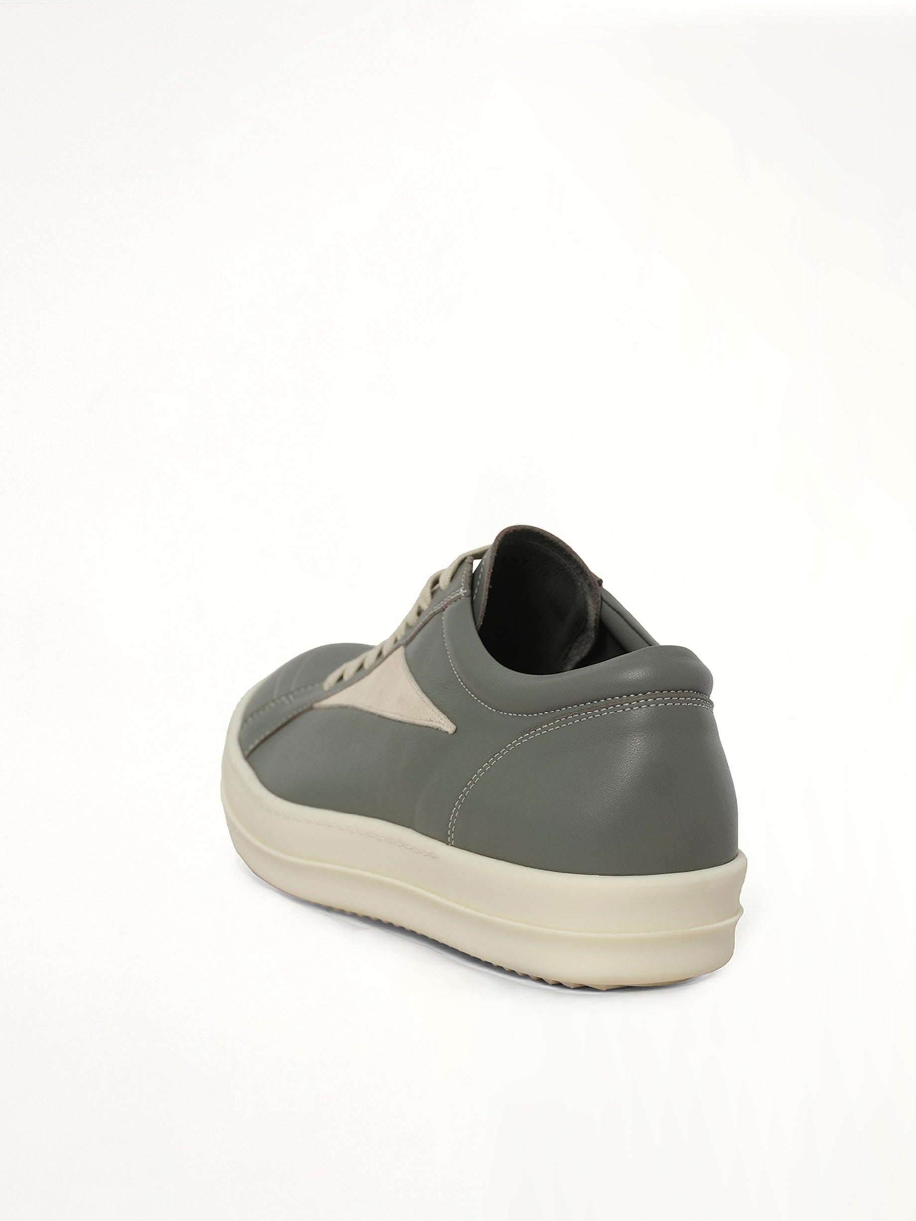 Vintage Sneaks in Euca/Milk Back View | RICK OWENS