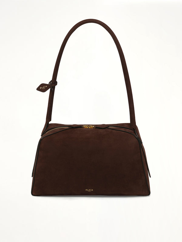 Le Bouledogue Medium Bag in Brun Fonce
