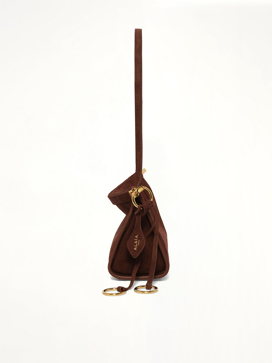 Le Click East West Small Bag in Brun Fonce