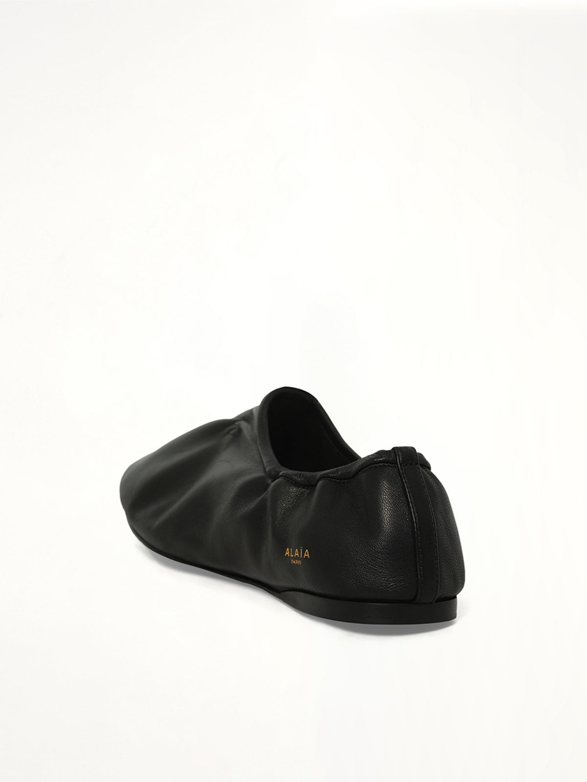 Supple Slippers in Black Back View | ALAIA
