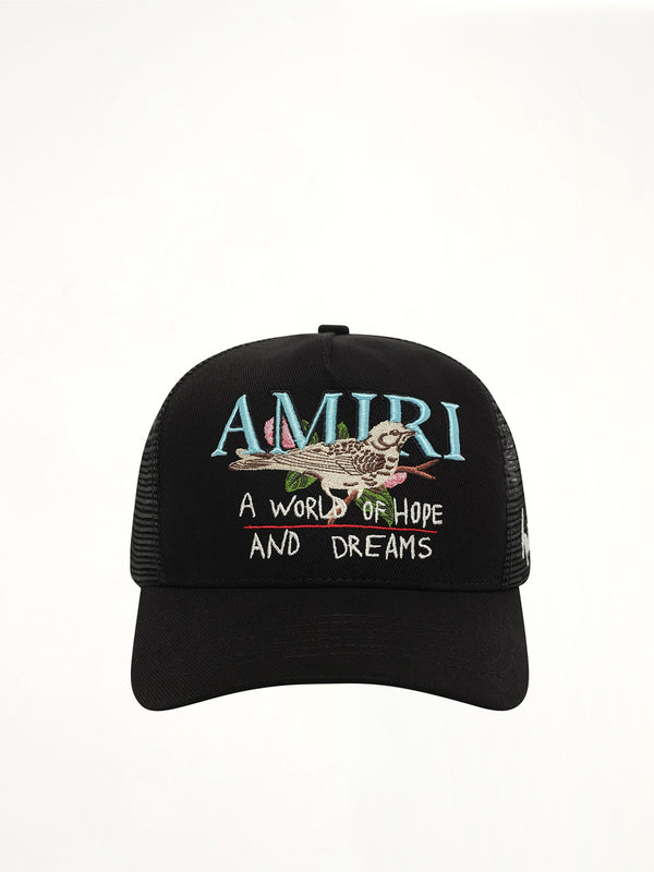 Hope And Dreams Trucker Hat in Black