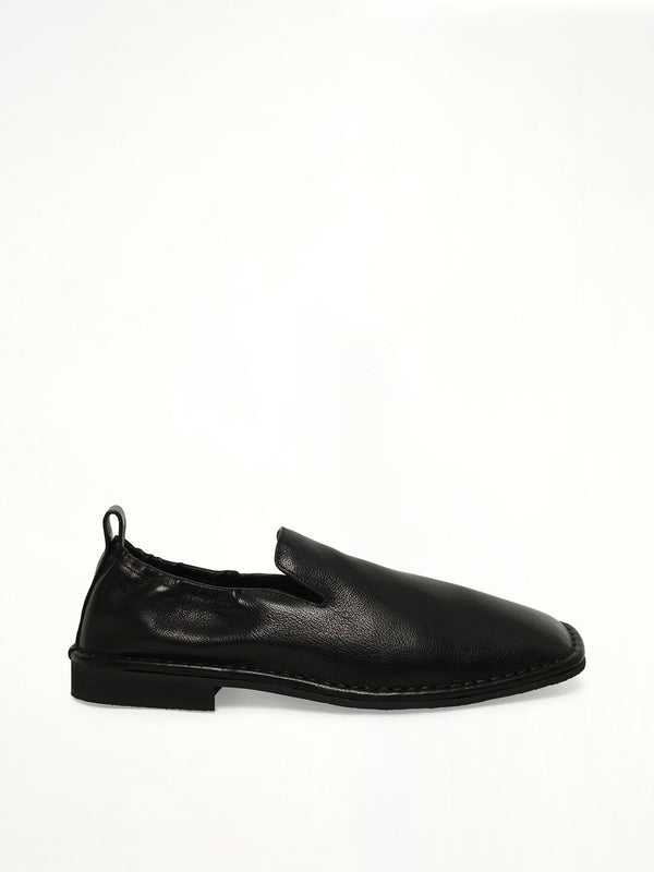 Slip On Loafer in Black Side View | AMIRI