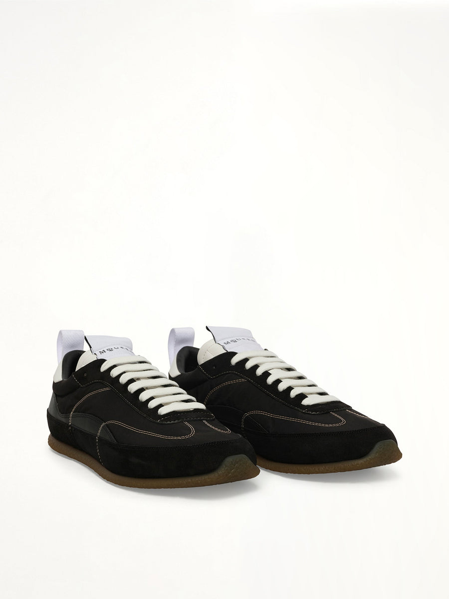 EC1 Sneaker in Black Front View | ALEXANDER MCQUEEN